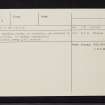 Orwell, NO10SW 8, Ordnance Survey index card, page number 3, Recto