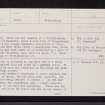 Law Of Dumbuils, NO11NW 19, Ordnance Survey index card, page number 1, Recto