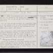 Sheriffton, NO12NW 15, Ordnance Survey index card, page number 1, Recto