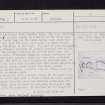 Deuchny Wood, NO12SE 3, Ordnance Survey index card, page number 1, Recto