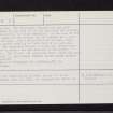 Deuchny Wood, NO12SE 3, Ordnance Survey index card, page number 4, Verso
