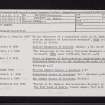 St Madoes Churchyard, Cross-Slab, NO12SE 15, Ordnance Survey index card, Recto