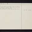 Perth, 'Old Parliament House', NO12SW 47, Ordnance Survey index card, page number 2, Verso