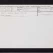 Perth, Murray Royal Hospital, NO12SW 76, Ordnance Survey index card, Recto