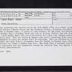 Perth, Murray Street, NO12SW 137, Ordnance Survey index card, Recto