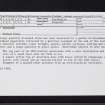 Bridgend, NO12SW 159, Ordnance Survey index card, Recto