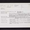 Cargill, NO13NE 27, Ordnance Survey index card, Recto
