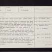 St Martins, NO13SE 9, Ordnance Survey index card, page number 1, Recto