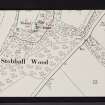 Stobhall Castle, Dowery House, NO13SW 6, Ordnance Survey index card, Recto