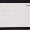 Woodhead, NO13SW 71, Ordnance Survey index card, page number 1, Recto