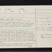 Corb, NO15NE 1, Ordnance Survey index card, page number 1, Recto