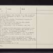 Drumturn Burn, NO15NE 10, Ordnance Survey index card, page number 3, Recto