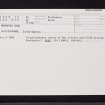 Drumturn Burn, NO15NE 10, Ordnance Survey index card, Recto