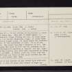 Dalrulzion, NO15NW 2, Ordnance Survey index card, page number 1, Recto
