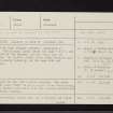 Crandart, NO16NE 1, Ordnance Survey index card, page number 1, Recto
