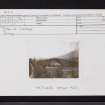 Spittal Of Glenshee, Shee Water, Glenshee Bridge, NO17SW 8, Ordnance Survey index card, Recto