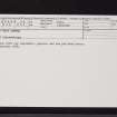 East Lomond, NO20NW 59, Ordnance Survey index card, Recto