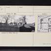 Lindores Abbey, NO21NW 5, Ordnance Survey index card, page number 2, Verso
