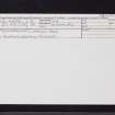 Auchtermuchty, Cupar Road, Cameron Farm, NO21SW 72, Ordnance Survey index card, Recto