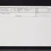 Errol, NO22SE 5, Ordnance Survey index card, Recto