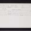Pitcur, NO23NE 1, Ordnance Survey index card, Recto