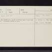 Pitcur, NO23NE 5, Ordnance Survey index card, Recto