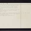 Dron Hill, NO23SE 2, Ordnance Survey index card, page number 2, Verso
