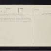 Longforgan, NO23SE 18, Ordnance Survey index card, page number 2, Verso