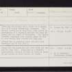 Round Law, NO23SW 14, Ordnance Survey index card, Recto