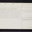 Cardean, NO24NE 15, Ordnance Survey index card, page number 2, Verso