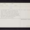 Macbeth's Stone, Belmont, NO24SE 16, Ordnance Survey index card, page number 2, Recto