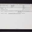 Meigle, NO24SE 25.2, Ordnance Survey index card, Recto