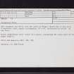 Meigle, NO24SE 25.14, Ordnance Survey index card, Recto