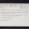 Meigle, NO24SE 25.16, Ordnance Survey index card, Recto