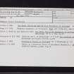 Meigle, NO24SE 25.25, Ordnance Survey index card, Recto