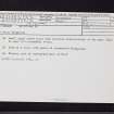 Meigle, NO24SE 25.32, Ordnance Survey index card, Recto
