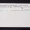 The Strone, NO29NE 4, Ordnance Survey index card, Recto