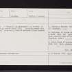 Balmoral, Crathie, NO29NE 6, Ordnance Survey index card, Recto