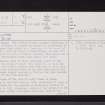 Cupar, General, NO31SE 5, Ordnance Survey index card, page number 1, Recto