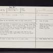Cupar, Lady Port, NO31SE 18, Ordnance Survey index card, Recto