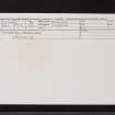 Kingoodie, NO32NW 2, Ordnance Survey index card, Recto