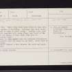 Kingoodie, NO32NW 2, Ordnance Survey index card, Recto