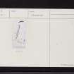 Kingoodie, NO32NW 2, Ordnance Survey index card, Recto