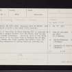 Battle Of Luncarty, Battle Law, NO32SE 10, Ordnance Survey index card, Recto