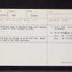 Stirton Mill, NO32SE 27, Ordnance Survey index card, Recto
