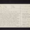 Dundee, Invergowrie, St Peter's Church, NO33SE 23, Ordnance Survey index card, page number 1, Recto