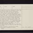 Dundee Law, NO33SE 32, Ordnance Survey index card, page number 3, Recto