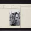 Fowlis Easter, NO33SW 11, Ordnance Survey index card, Recto