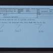 Airlie, NO35SW 35, Ordnance Survey index card, Recto