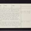 Corogle Burn, NO36SW 2, Ordnance Survey index card, page number 2, Recto
